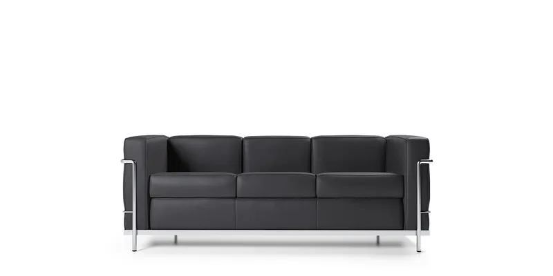 Cassina 2 Fauteuil Grand Confort, petit modèle, trois places, durable