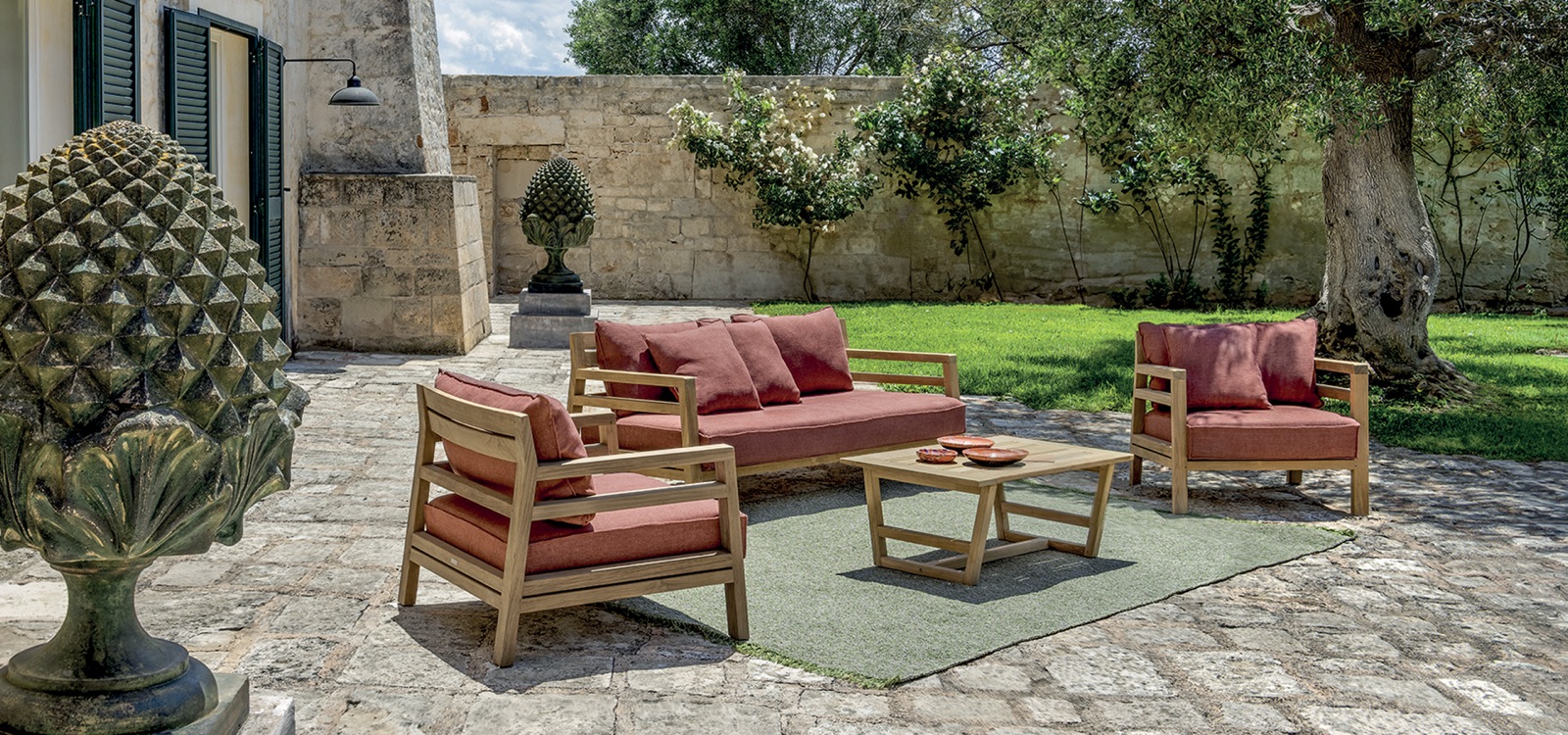 Ethimo Costes outdoor wood furniture