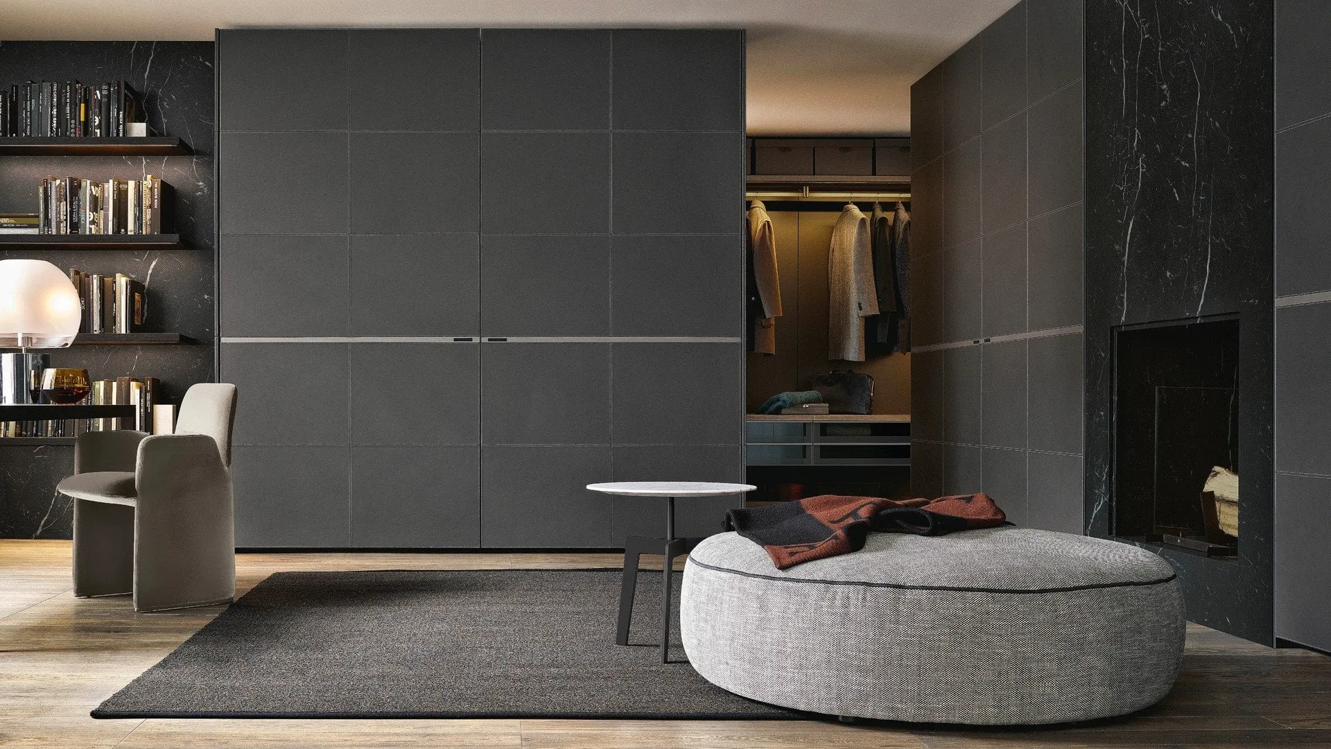 Poliform Senzafine wardrobe